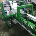 Flat/satchel bag making machine with 3 color in-line printer, Overhauled