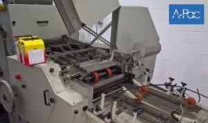 Flat/Satchel bag making machine with in-line printer