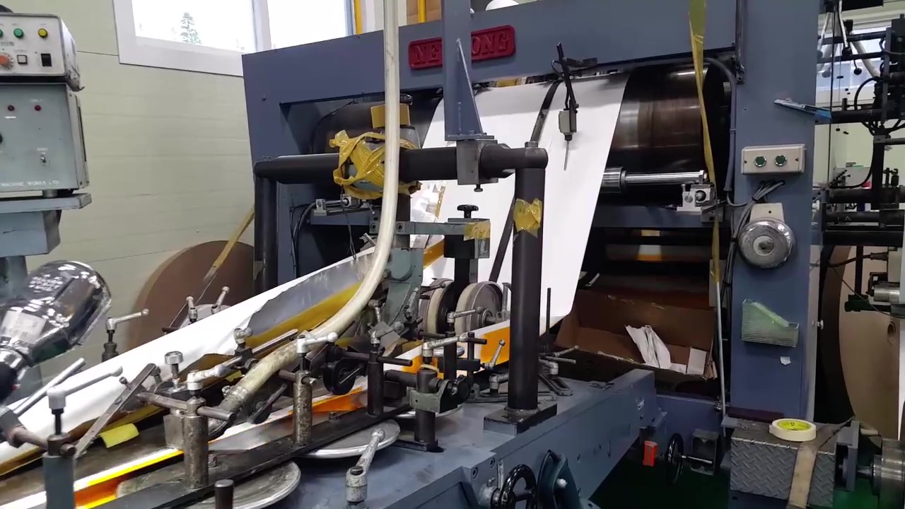 SOS bag making machine with flat handle